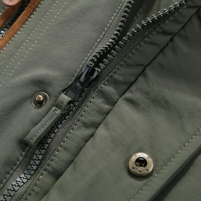 Men's Thickened Mid-Length Hooded Jacket 87547847F sold by Manly product image thumbnail 5