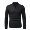 Men's Waffle Long Sleeve Casual Henley Shirt 50671657F sold by Manly