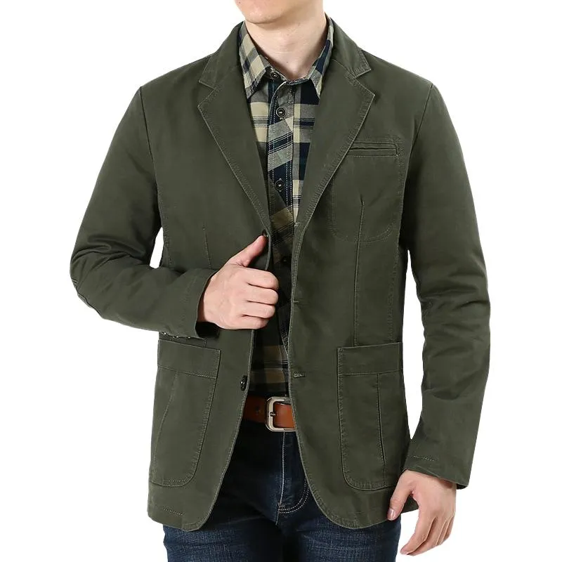 Men's Single-breasted Casual Jacket 97792375F sold by Manly