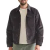 Men's Long Sleeve Lapel Corduroy Warm Jacket 58925492F sold by Manly