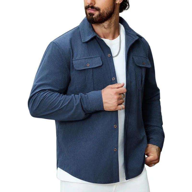 Men's Casual Vintage Corduroy Shirt 61807551F sold by Manly