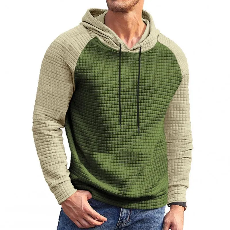 Men's Colorblock Raglan Long Sleeve Hoodie 74653611Z sold by Manly product image thumbnail 4