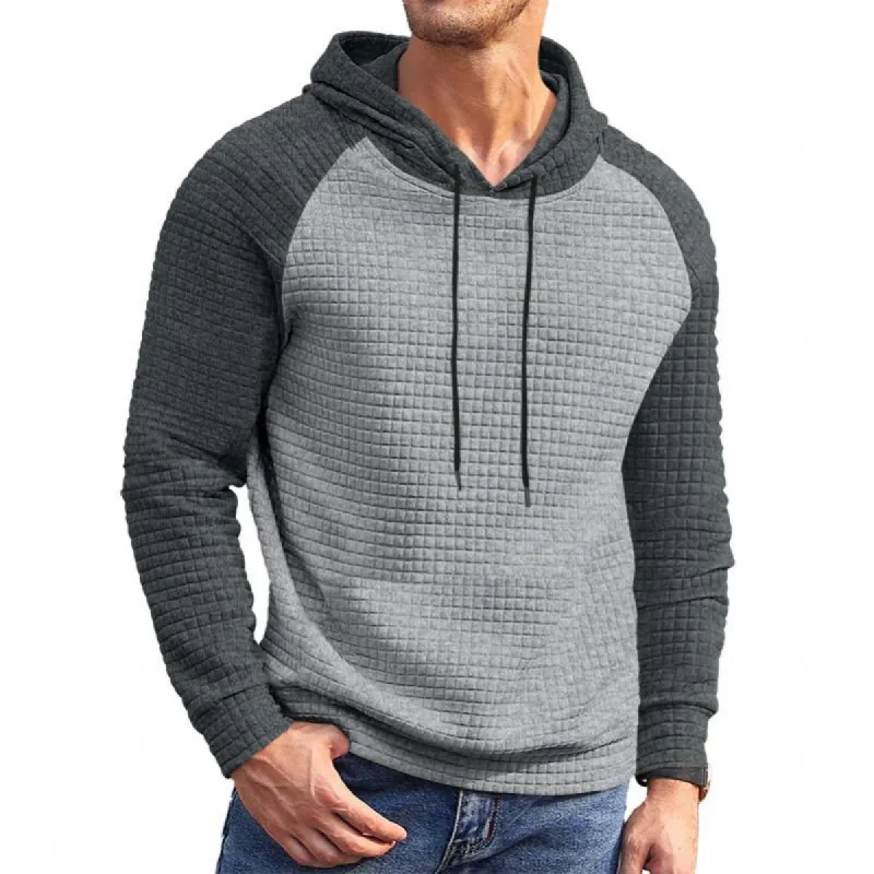Men's Colorblock Raglan Long Sleeve Hoodie 74653611Z sold by Manly