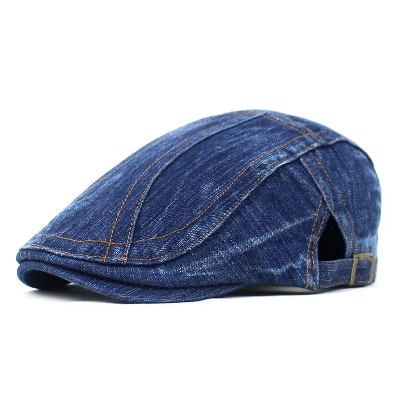 Men's Washed Denim Beret 70850495U sold by Manly product image thumbnail 2