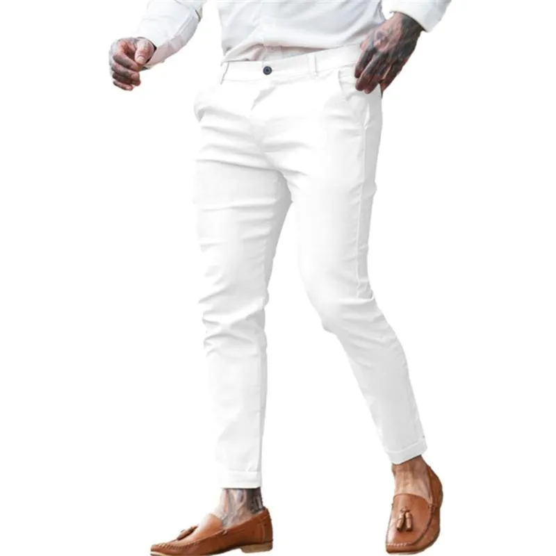 Men's Twill Cotton Stretch Slim Fit Skinny Pants 43886880X sold by Manly product image thumbnail 4