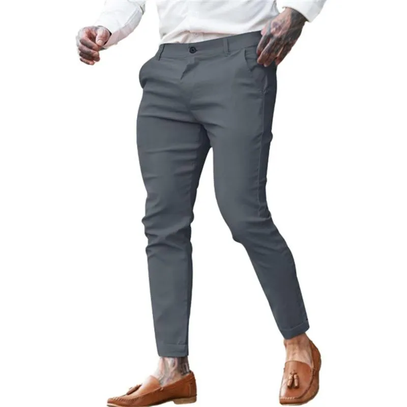 Men's Twill Cotton Stretch Slim Fit Skinny Pants 43886880X sold by Manly product image thumbnail 2