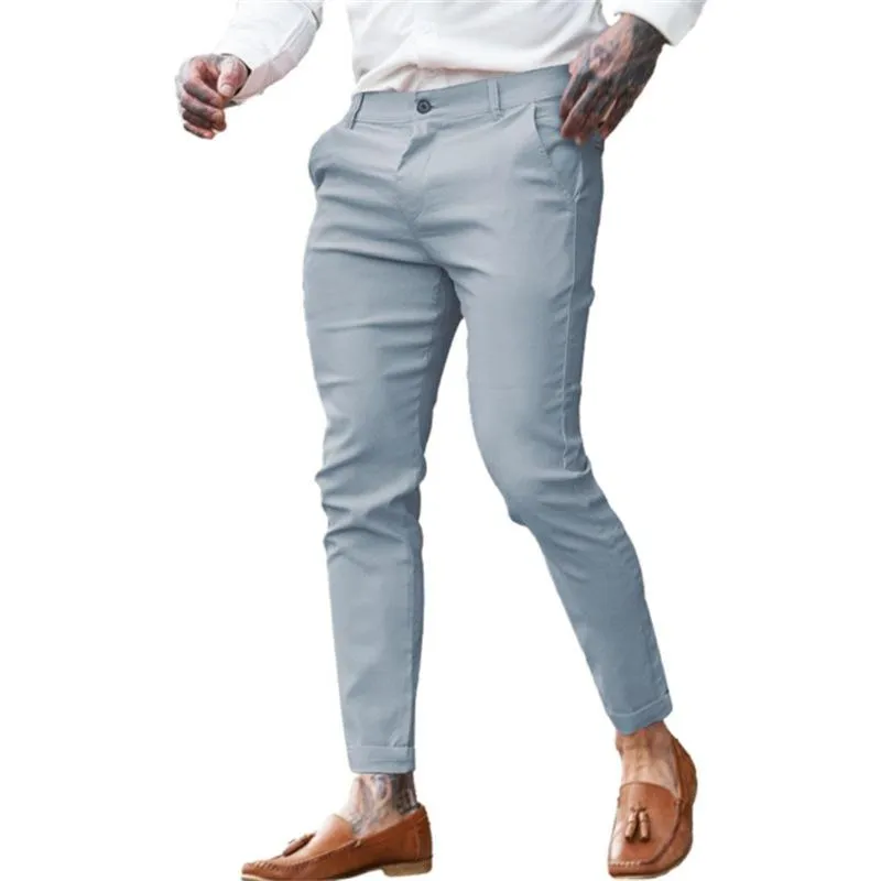 Men's Twill Cotton Stretch Slim Fit Skinny Pants 43886880X sold by Manly product image thumbnail 3