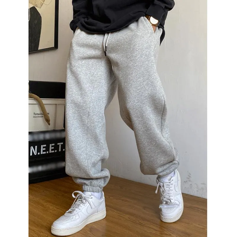 Men's Casual Solid Color Loose Drawstring Sweatpants 42867611Y sold by Manly product image thumbnail 3