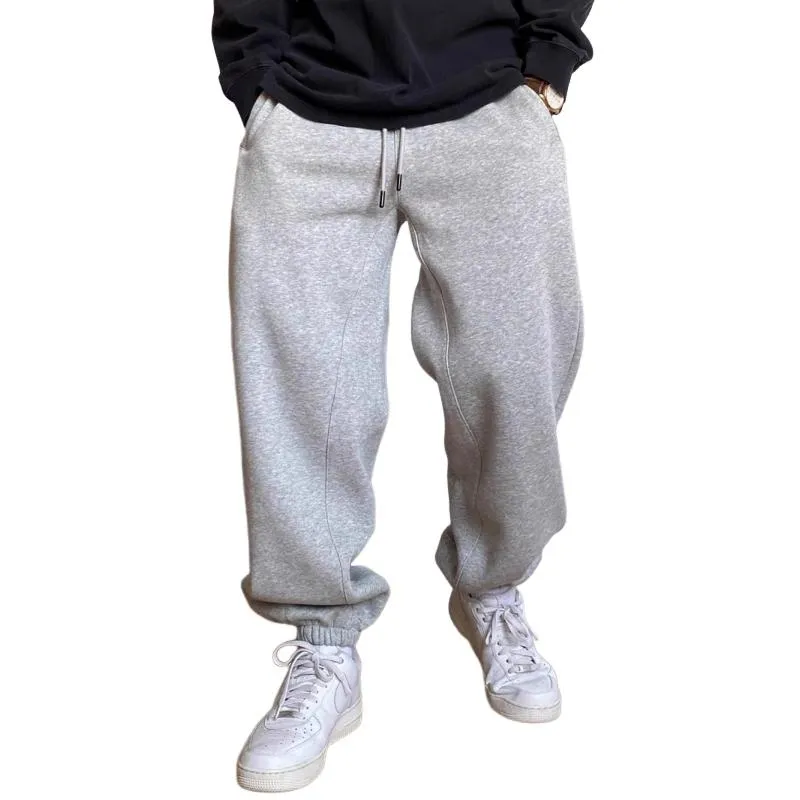 Men's Casual Solid Color Loose Drawstring Sweatpants 42867611Y sold by Manly