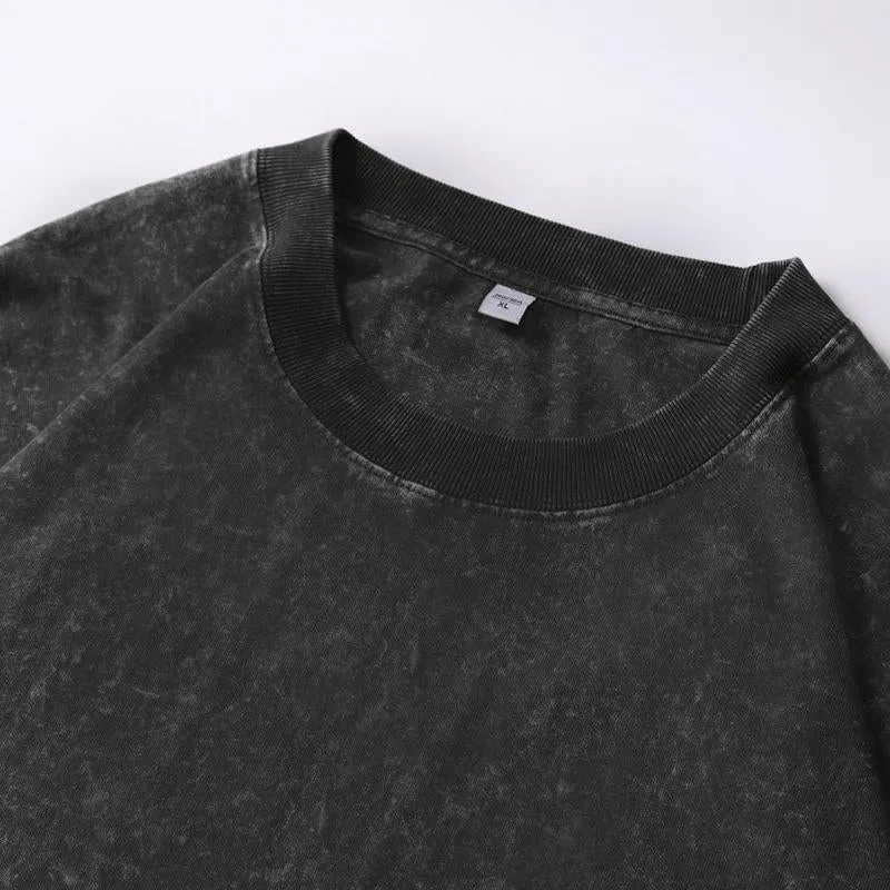 Men's Cotton Washed Distressed Long-sleeved T-shirt 50099386U sold by Manly product image thumbnail 5