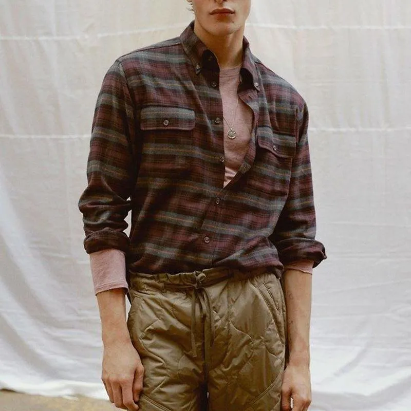 Men's Vintage Check Shirt 12301902U sold by Manly product image thumbnail 2