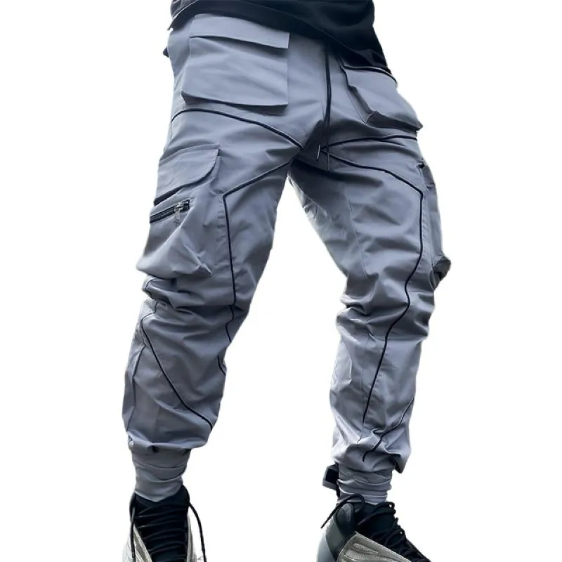 Men's Night Line Reflective Cargo Pants 88186104U sold by Manly