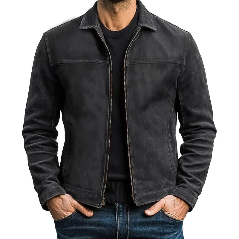 Men's Vintage Distressed Leather Jacket 34416789U sold by Manly product image thumbnail 2