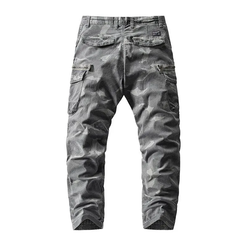 Men's Casual Outdoor Camouflage Multi-Pocket Cargo Pants 08047321M sold by Manly product image thumbnail 5