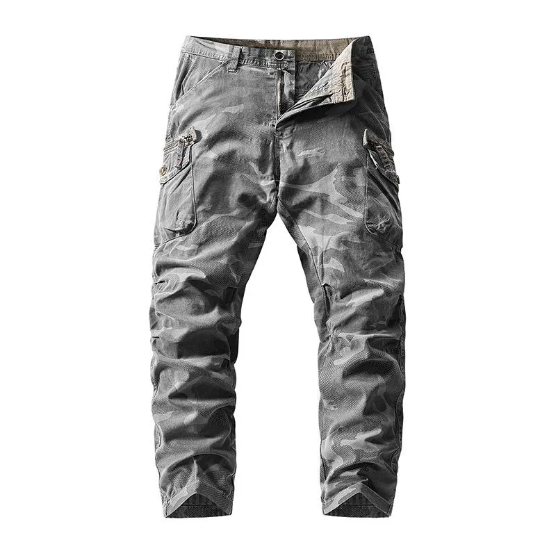 Men's Casual Outdoor Camouflage Multi-Pocket Cargo Pants 08047321M sold by Manly product image thumbnail 4