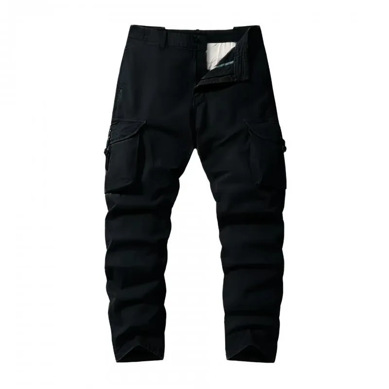 Men's Casual Outdoor Cotton Multi-Pocket Pants Cargo Pants 26261367M sold by Manly product image thumbnail 3