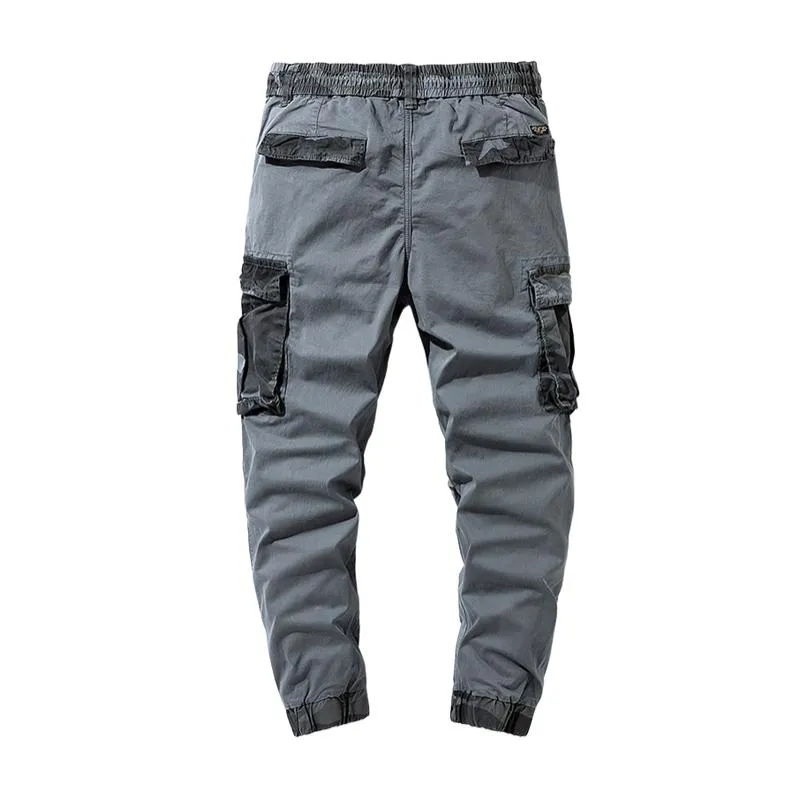 Men's Casual Camouflage Colorblock Multi-Pocket Cargo Pants 20352124M sold by Manly product image thumbnail 4