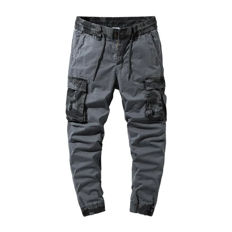 Men's Casual Camouflage Colorblock Multi-Pocket Cargo Pants 20352124M sold by Manly product image thumbnail 3