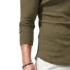Men's Classic Casual Slim Fit Knitted Round Neck Long Sleeve T-Shirt 22155335K sold by Manly