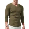 Men's Classic Casual Slim Fit Knitted Round Neck Long Sleeve T-Shirt 22155335K sold by Manly