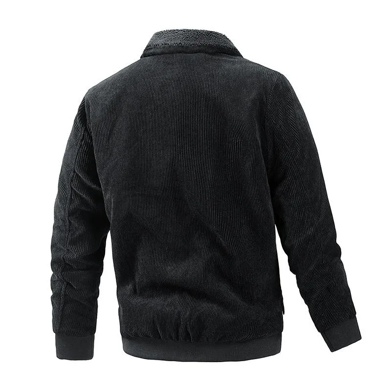 Men's Reversible Corduroy Composite Polar Fleece Lapel Jacket 10792959F sold by Manly product image thumbnail 5