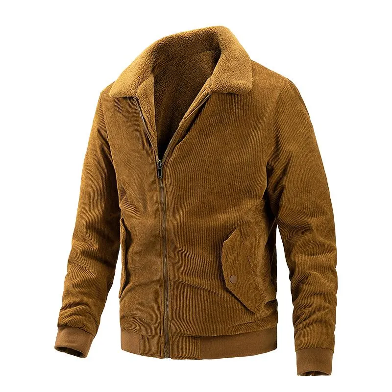 Men's Reversible Corduroy Composite Polar Fleece Lapel Jacket 10792959F sold by Manly product image thumbnail 2