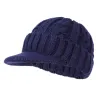 Men's Retro Twisted Short Brim Knitted Hat 59628380TO sold by Manly