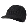 Men's Retro Twisted Short Brim Knitted Hat 59628380TO sold by Manly