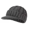 Men's Retro Twisted Short Brim Knitted Hat 59628380TO sold by Manly