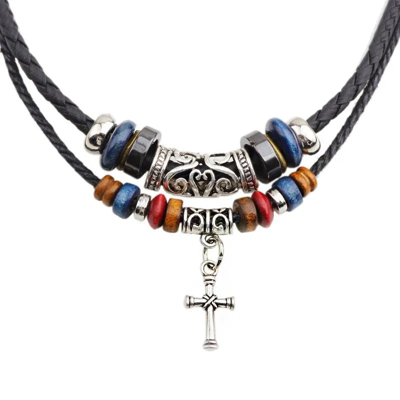 Retro Casual Ethnic Style Cross Necklace 78191363TO sold by Manly product image thumbnail 3