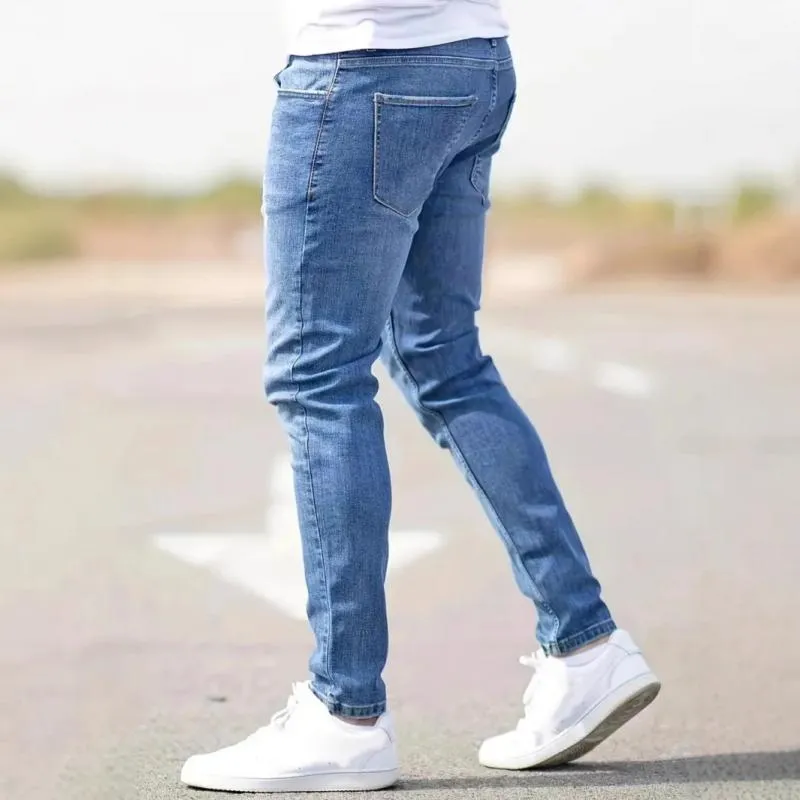 Men's Fashion Distressed Holes Casual Jeans 43156299Z sold by Manly product image thumbnail 4