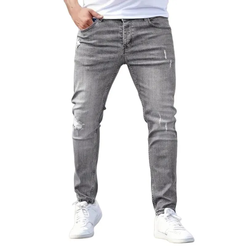 Men's Fashion Distressed Holes Casual Jeans 74899751Z sold by Manly