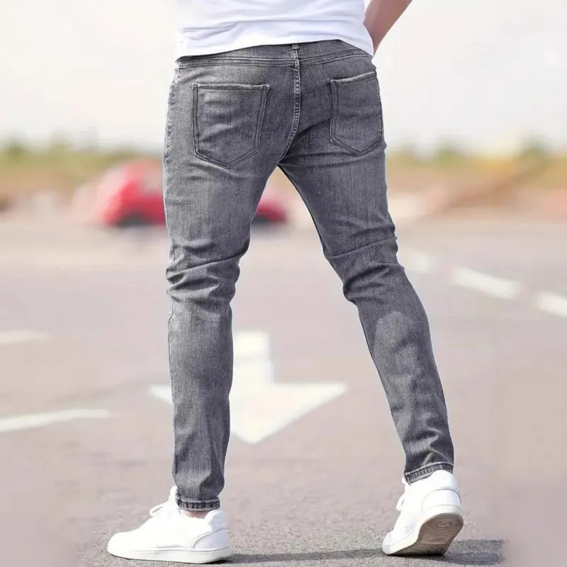 Men's Fashion Distressed Holes Casual Jeans 74899751Z sold by Manly product image thumbnail 3