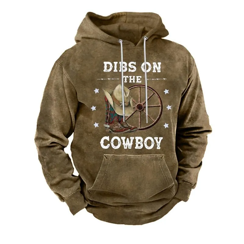 Men's Vintage Print Zip-Up Hoodie 81640409X sold by Manly