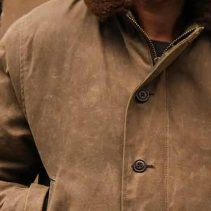 Men's Retro Stand Collar Warm Jacket 25777472F sold by Manly product image thumbnail 3