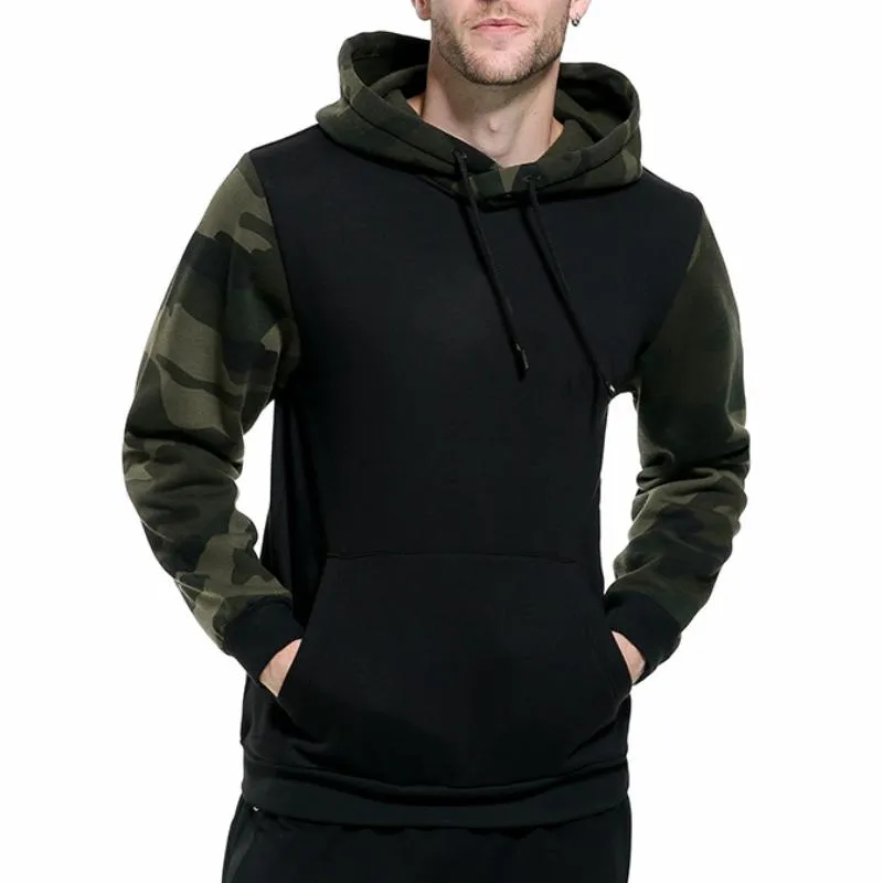 Men's Classic Retro American Style Trendy Color Matching Camouflage Hoodie 31801643K sold by Manly product image thumbnail 3