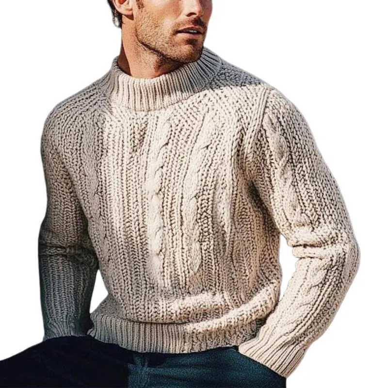 Men's Vintage Jacquard Pullover Knitted Sweater 61615558U sold by Manly