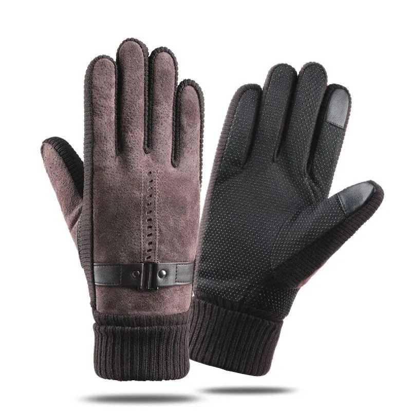 Men's Winter Warm Windproof Ski Touch Screen Gloves 68850759U sold by Manly