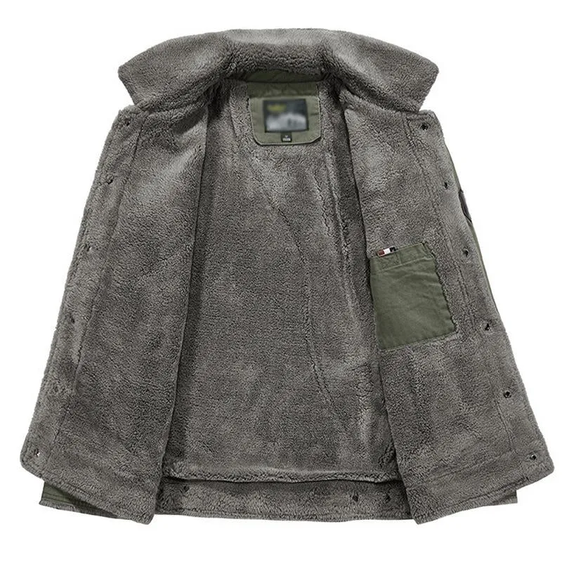 Men's Fleece Jacket Thickened Jacket 79255158U sold by Manly product image thumbnail 2