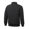 Men's Casual Stand-up Collar Zipper Fleece Warm Quilted Baseball Jacket 57998235M sold by Manly