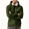 Men's Casual Waffle Patchwork Loose Sports Hoodie 26741672M sold by Manly