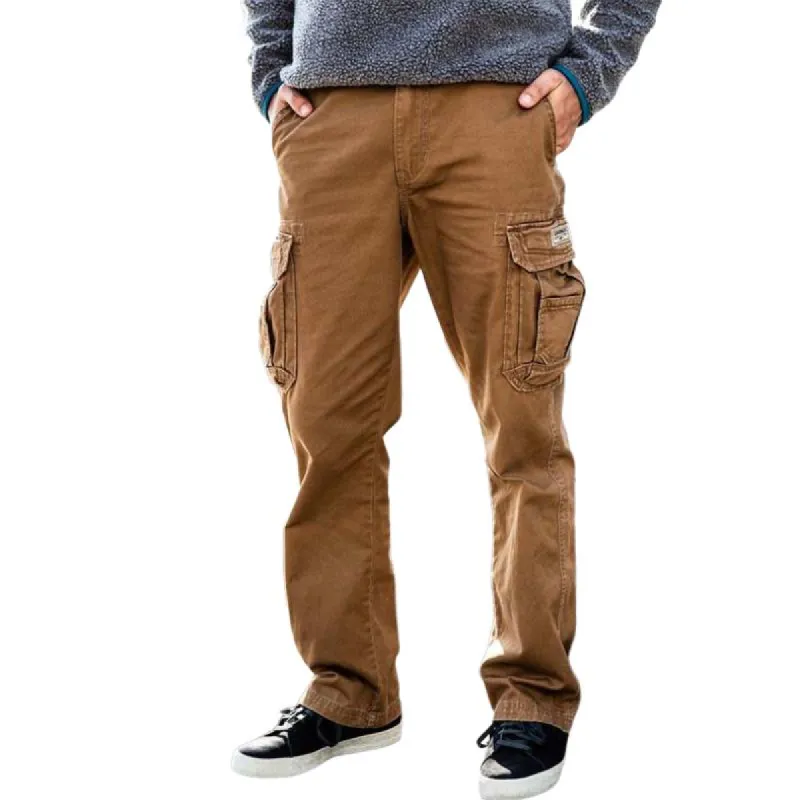 Men's Classic Casual Multi-Pocket Cargo Pants 91652674K sold by Manly