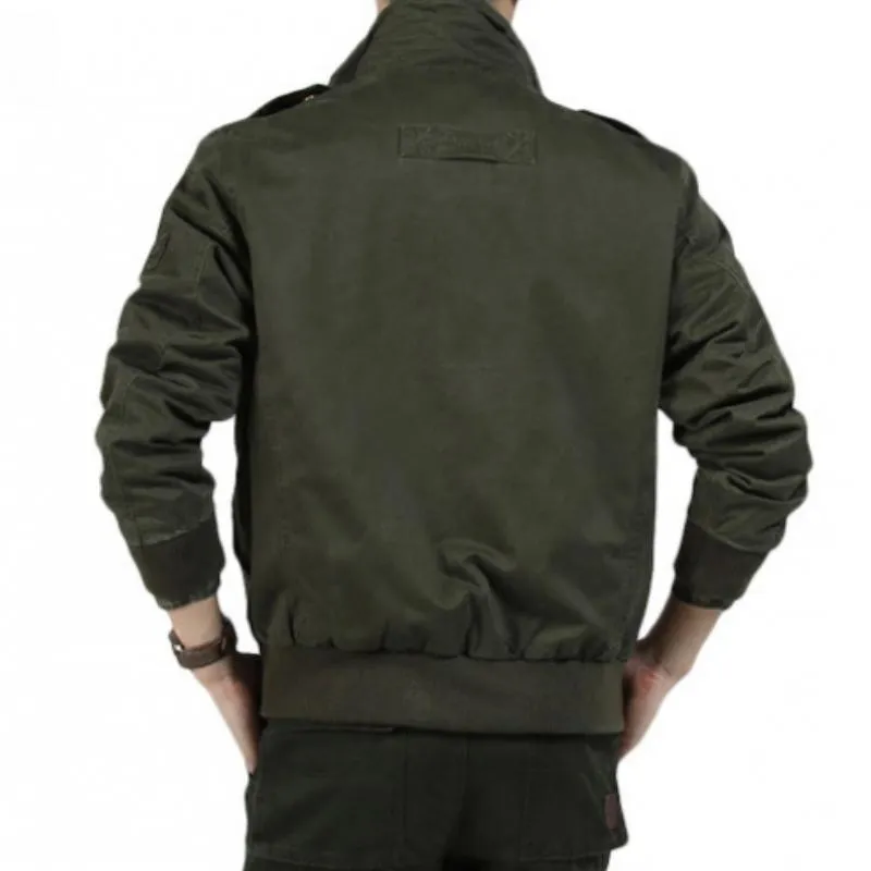 Men's Classic Casual Zipper Stand Collar Fleece Jacket 99942118K sold by Manly product image thumbnail 4
