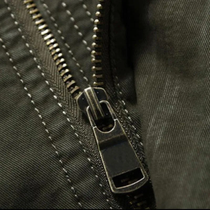 Men's Classic Casual Zipper Stand Collar Fleece Jacket 99942118K sold by Manly product image thumbnail 5