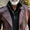 Men's Biker Solid Vintage Zip-Up Leather Jacket 40619329X sold by Manly