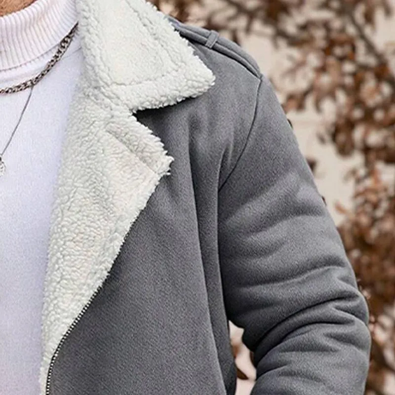 Men's Casual Colorblock Lapel Zipper Jacket 42379001X sold by Manly product image thumbnail 3