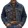 Men's Vintage Lapel Denim Jacket 43894685X sold by Manly