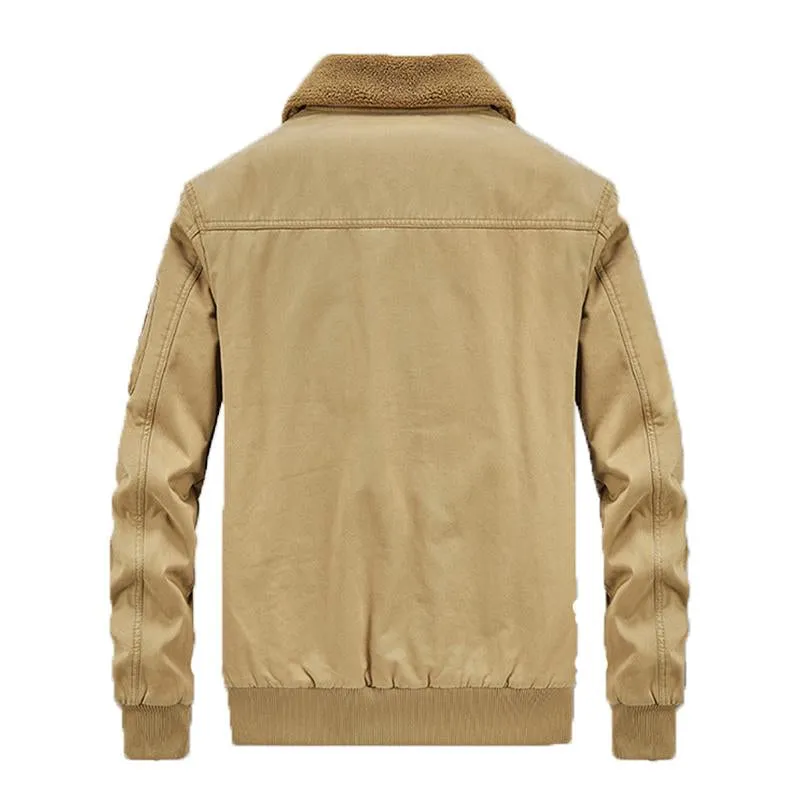 Men's Casual Cotton Fleece Washed Cargo Coat 12217264M sold by Manly product image thumbnail 4