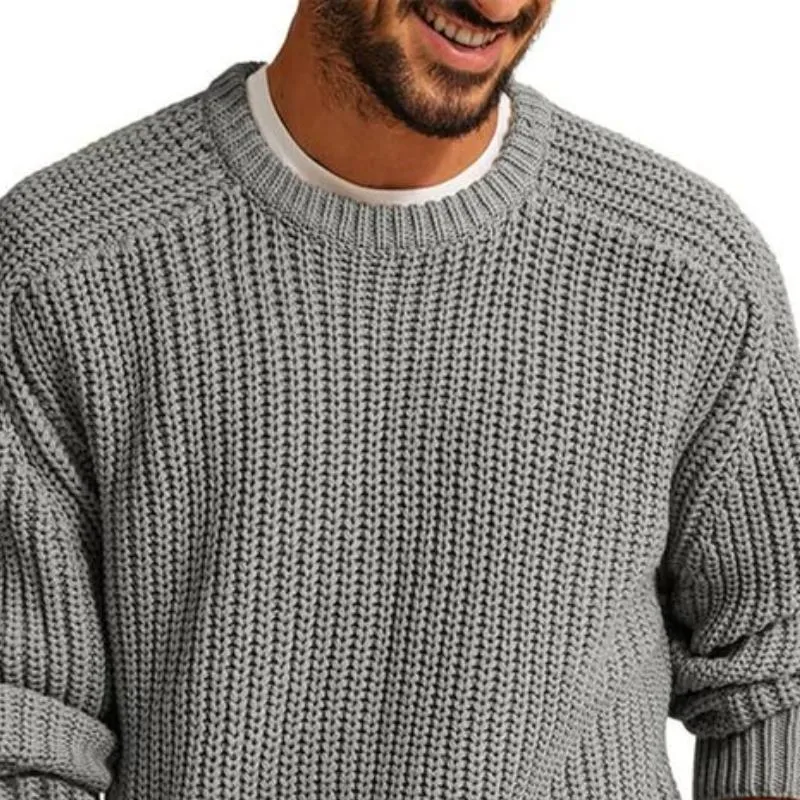 Men's Classic Casual Basic Crew Neck Sweater 94359390K sold by Manly product image thumbnail 2