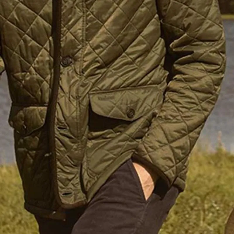 Men's Vintage Classic Quilted Corduroy Lapel Jacket 48533250K sold by Manly product image thumbnail 4